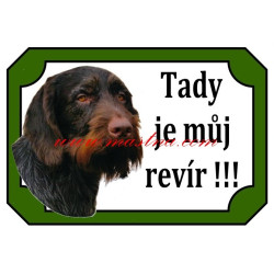 Cedulka český fousek, ohař