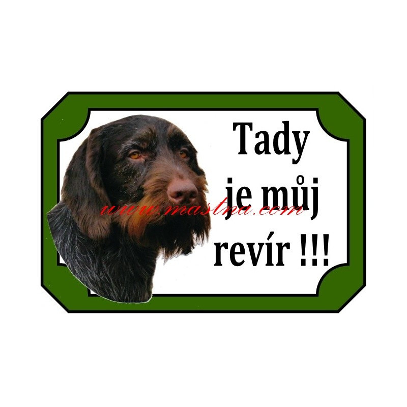 Cedulka český fousek, ohař