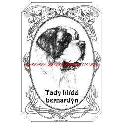 Tabulka svatobernardský pes, bernardýn
