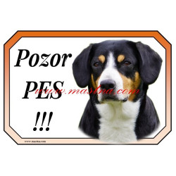 Cedulka entlebuch, entlebušský salašnický pes