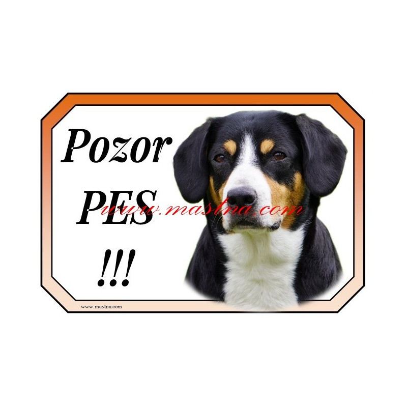 Cedulka entlebuch, entlebušský salašnický pes