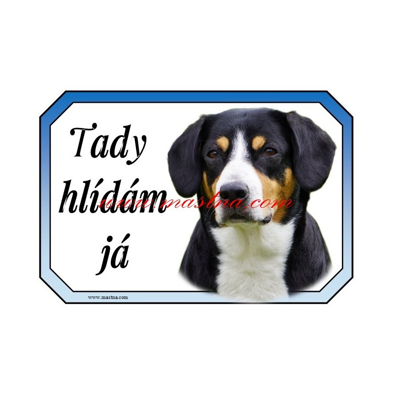 Cedulka entlebuch, entlebušský salašnický pes