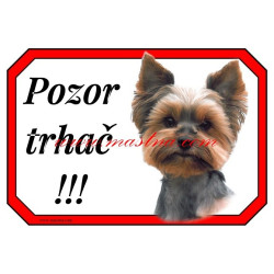 Cedulka jork, yorkshire terier