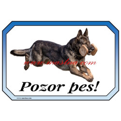 Cedulka německý ovčák