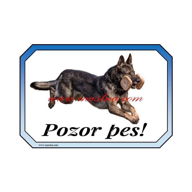 Cedulka německý ovčák