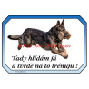 Cedulka německý ovčák
