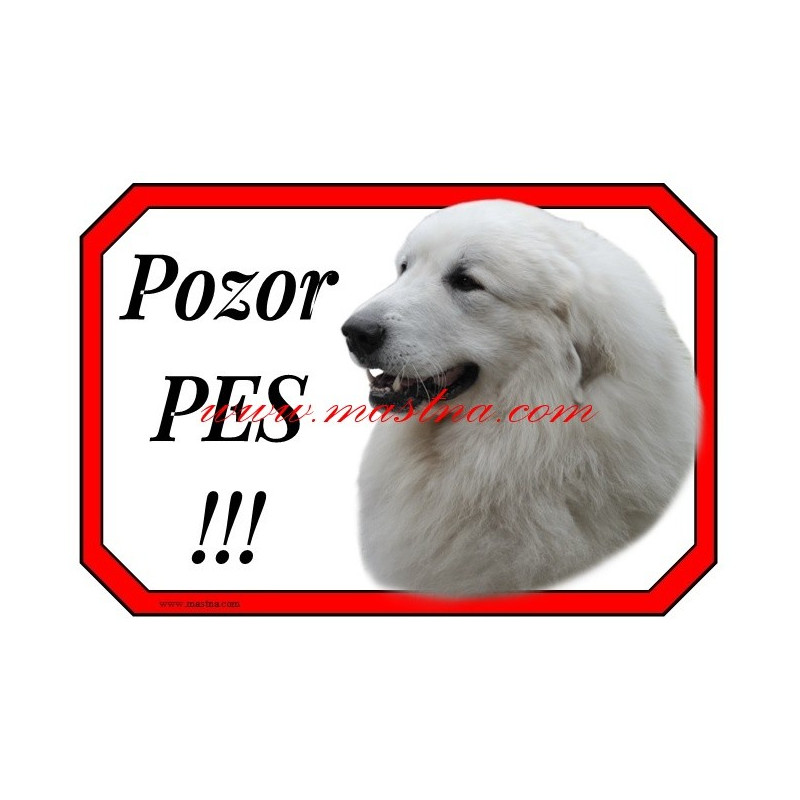 Cedulka pyrenejský horský pes