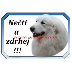 Cedulka pyrenejský horský pes