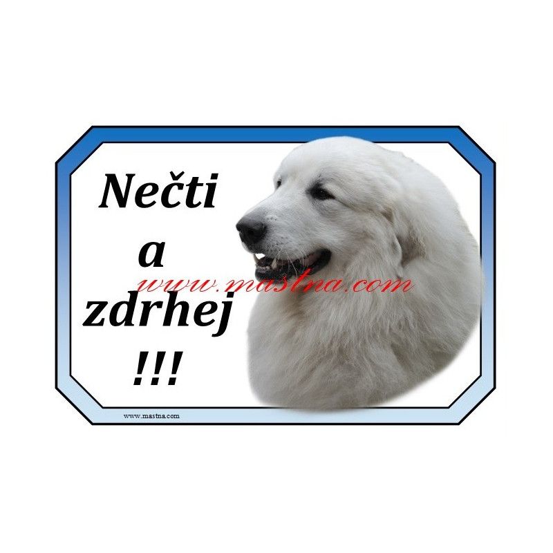 Cedulka pyrenejský horský pes