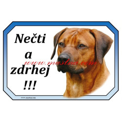 Cedulka ridžbek, rhodéský ridgeback