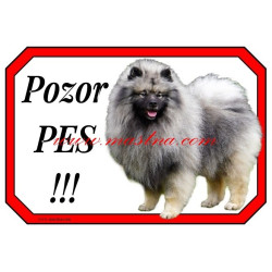 Cedulka keeshond, špic