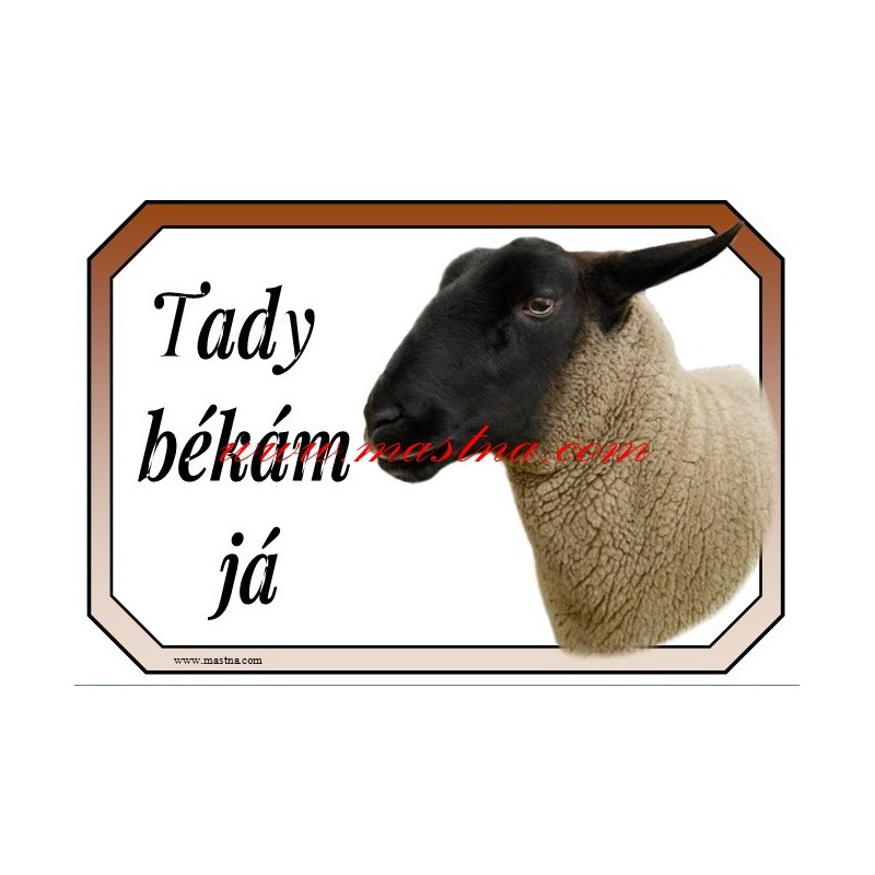 Cedulka ovce suffolk, sufolk