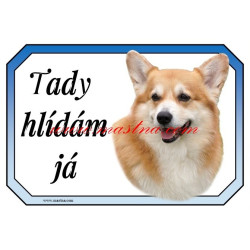 Cedulka velškorgi pembrok, welshcorgi