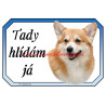 Cedulka velškorgi pembrok, welshcorgi