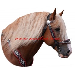 Samolepka českomoravský belgik, kůň, koně