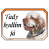 Cedulka clumber spaniel, španěl