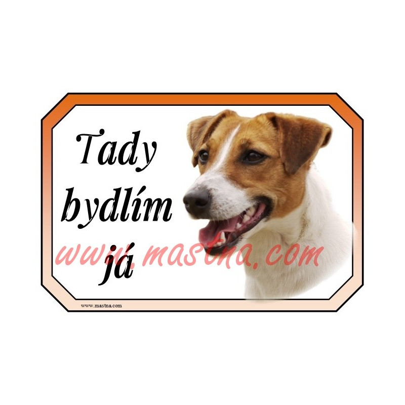 Cedulka Jack Russel terier