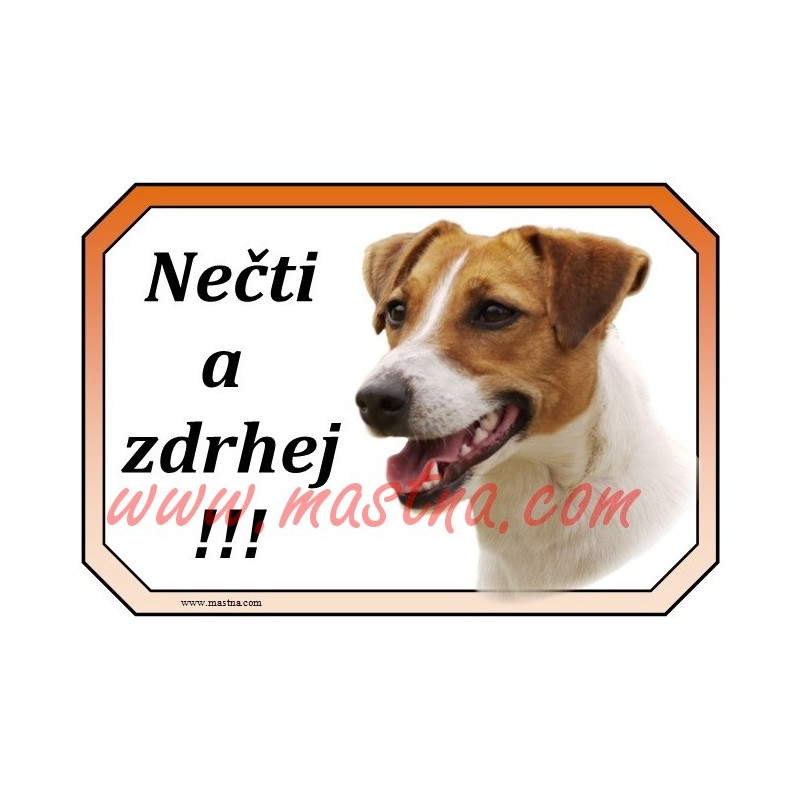 Cedulka Jack Russel terier