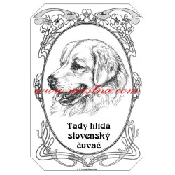 Tabulka slovenský čuvač