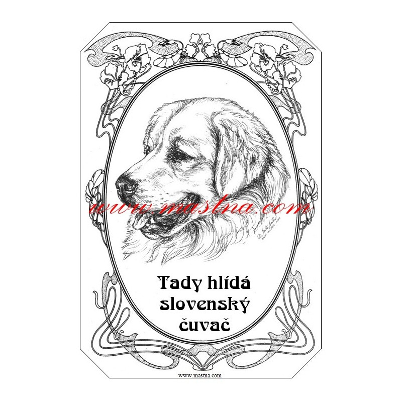 Tabulka slovenský čuvač