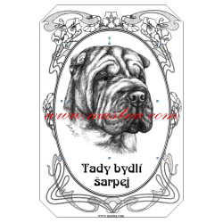 Tabulka šarpej, shar-pei