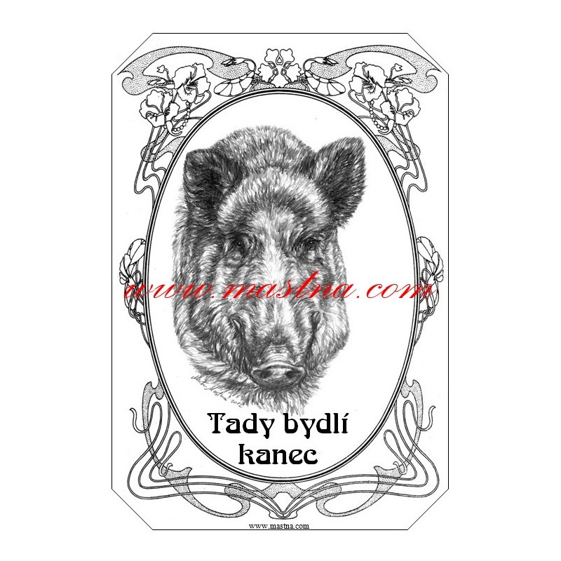 Tabulka kanec, divoké prase