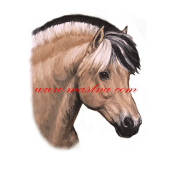 Samolepka fjordský kůň