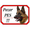Cedulka německý ovčák, german shepherd