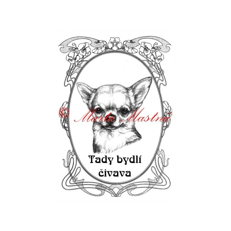 Tabulka čivava, chihuahua