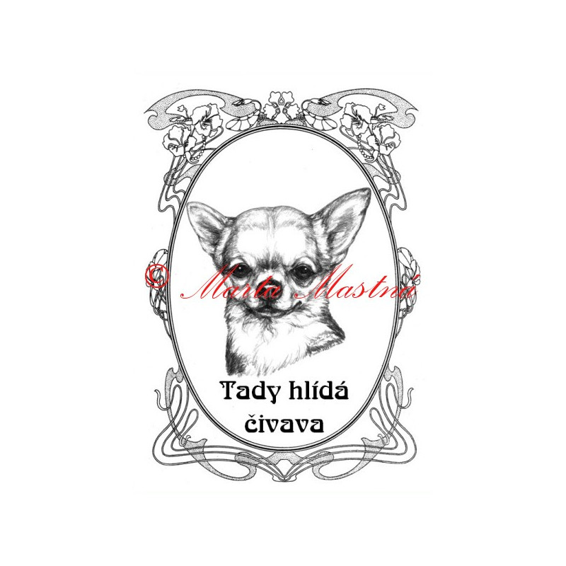 Tabulka čivava, chihuahua