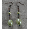 Náušnice zelenkavé