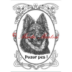 Tabulka chodský pes