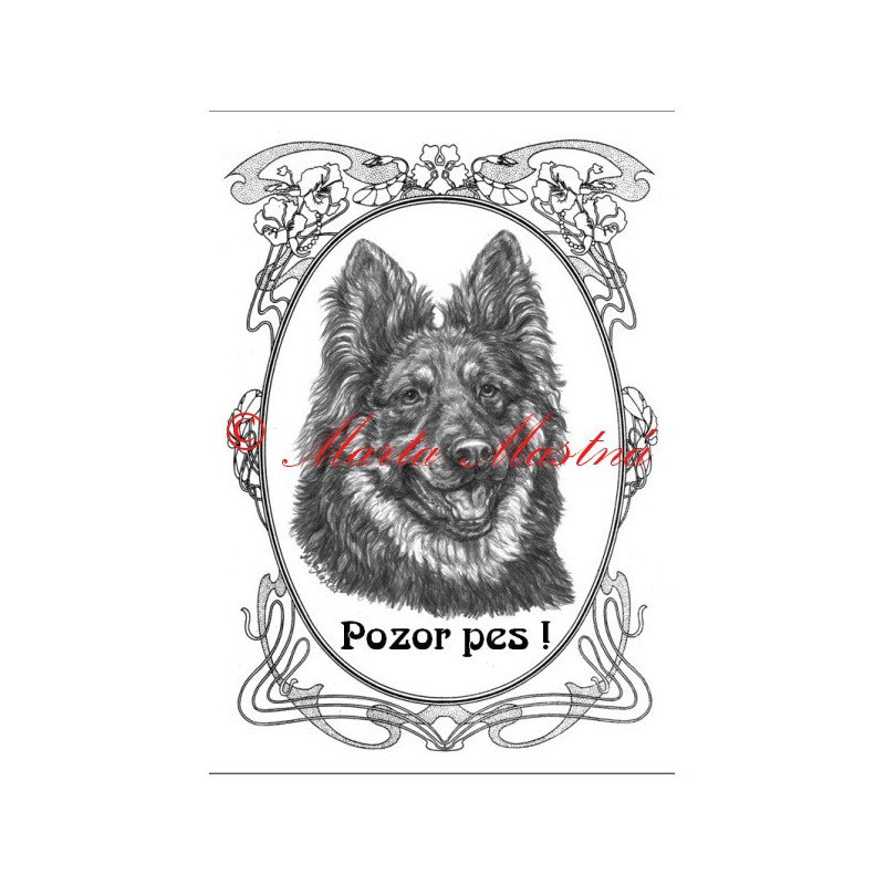 Tabulka chodský pes