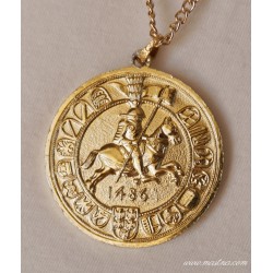 Medailon podle staré mince - Jablonec