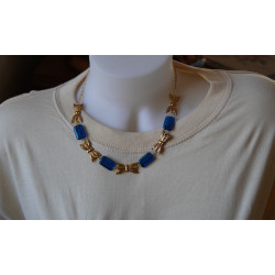 Mašličky v safírové modré