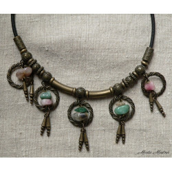 Náhrdelník s pravými kamínky