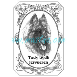Tabulka belgický ovčák tervueren