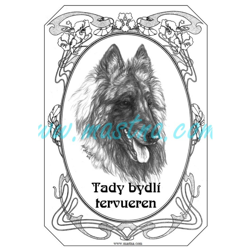 Tabulka belgický ovčák tervueren