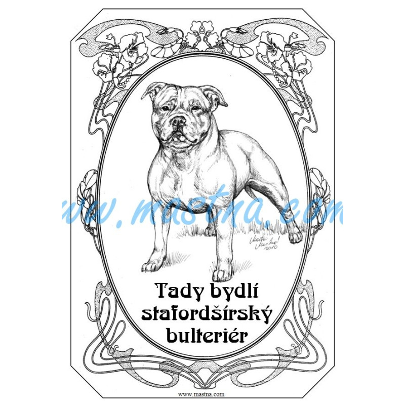 Tabulka stafordšírský bulteriér