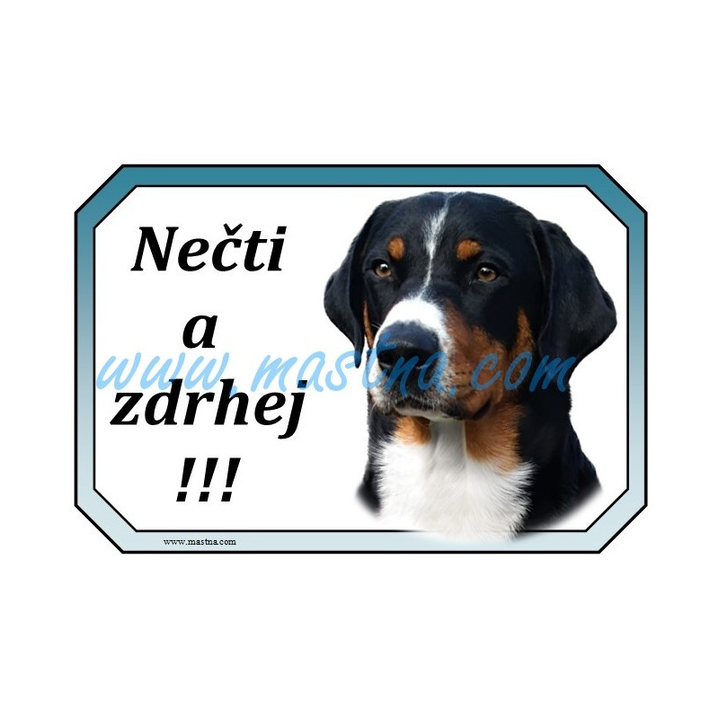 Cedulka švýcarský pes, appenzel