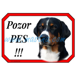 Cedulka švýcarský pes, appenzel