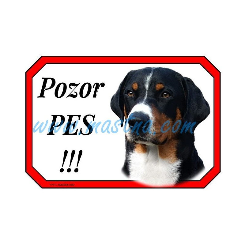 Cedulka švýcarský pes, appenzel