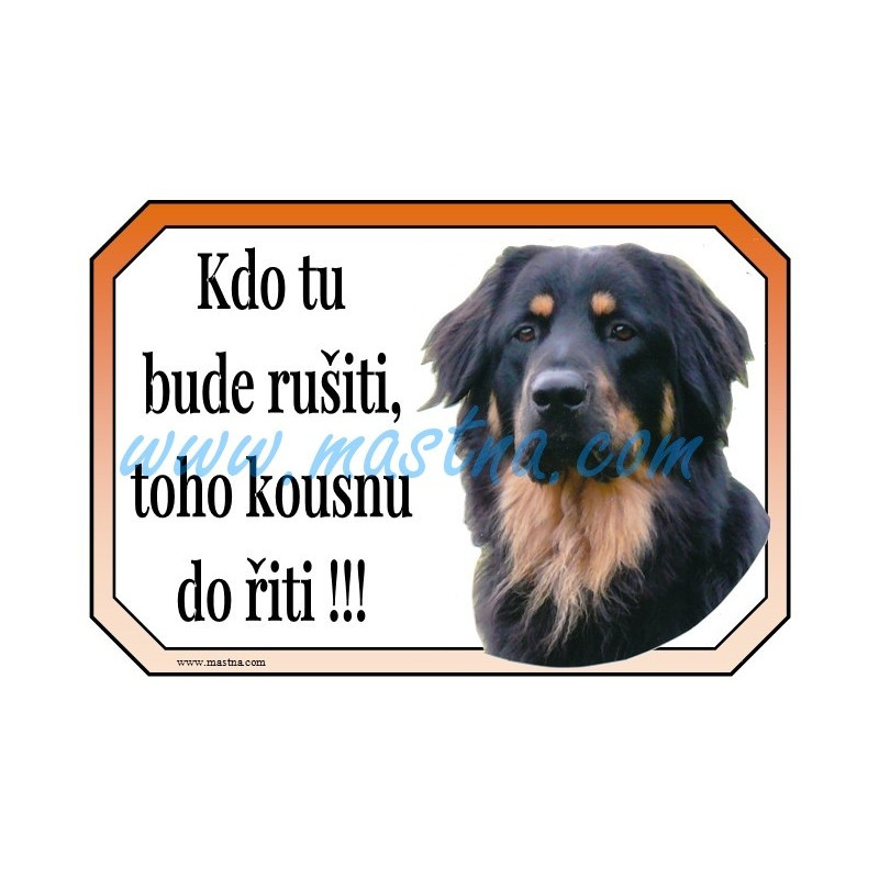 Cedulka hovawart, hovavart