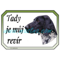 Cedulka ohař německý krátkosrstý