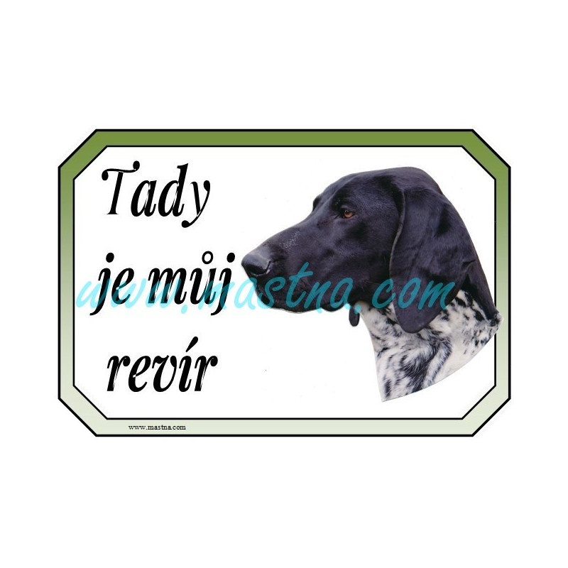 Cedulka ohař německý krátkosrstý