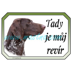 Cedulka ohař německý krátkosrstý