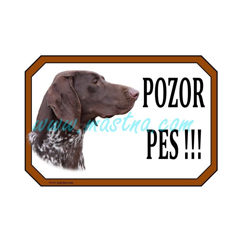 Cedulka ohař německý krátkosrstý