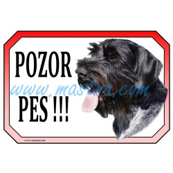 Cedulka německý ohař drsnosrstý