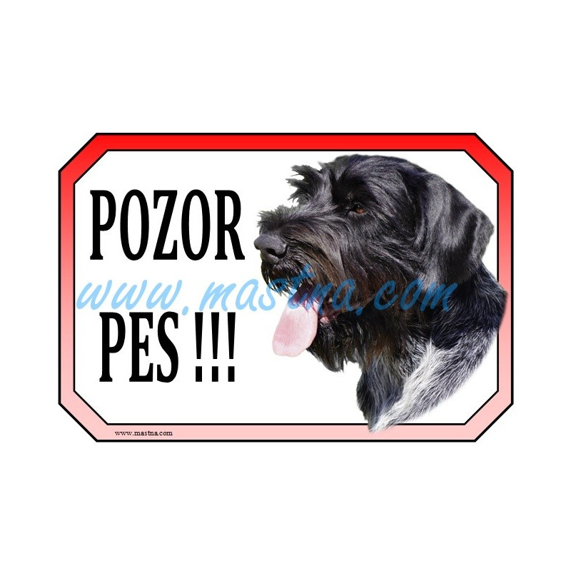 Cedulka německý ohař drsnosrstý