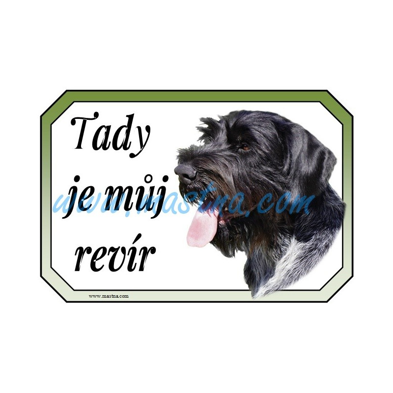 Cedulka německý ohař drsnosrstý